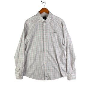 Johnnie-O Performance Butler Sport Short Long Sleeve Shirt Multicolor Mens Large